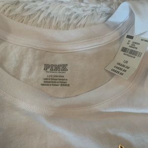 PINK Victoria's Secret Tops - VS PINK Logo Tee PINK Victoria's Secret Tops - VS PINK Logo Tee